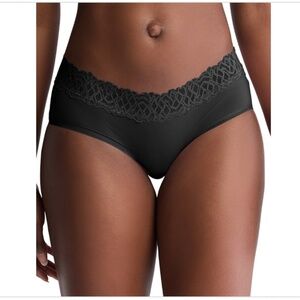 Calvin Klein Attraction Lace Trim Hipster Black NWT